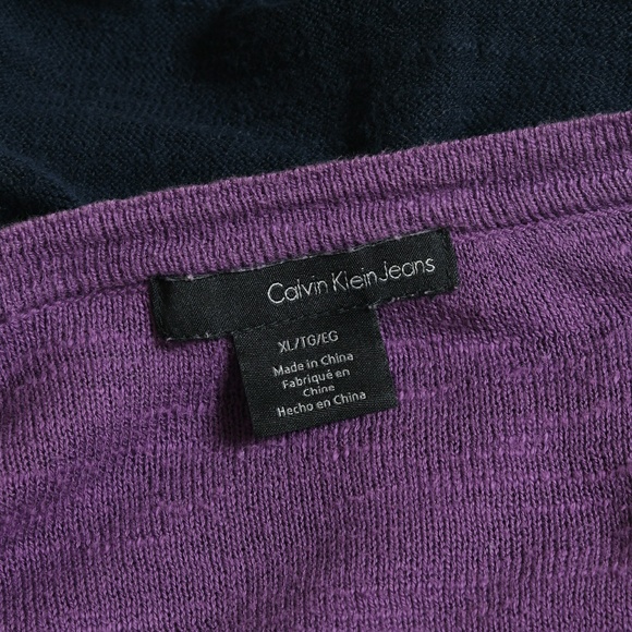 Vintage Calvin Klein Jeans Ombré Cardigan Size M - Picture 5 of 6